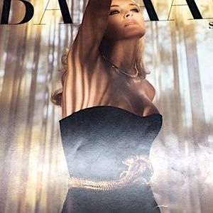 Rare Harper's Bazaar Fashion Magazine April 2006 Sharon Stone